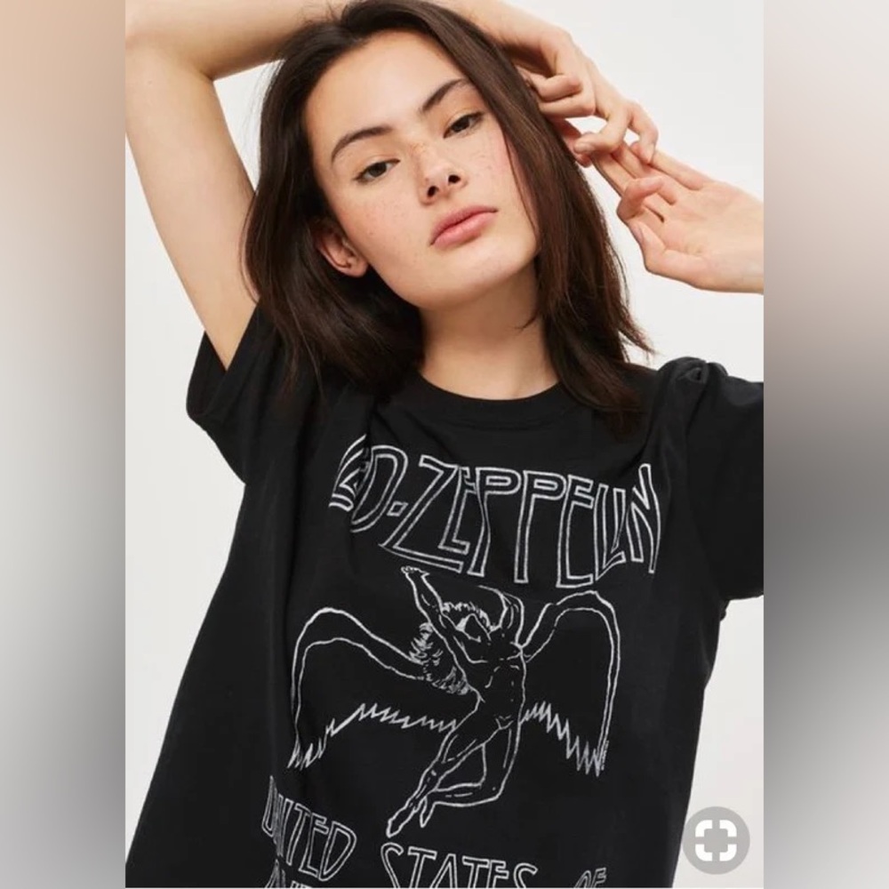 Led Zeppelin 100% cotton United Stares of America 1977 T-Shirt